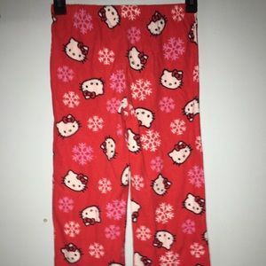 Kids hello kitty Pj pants. Size 8